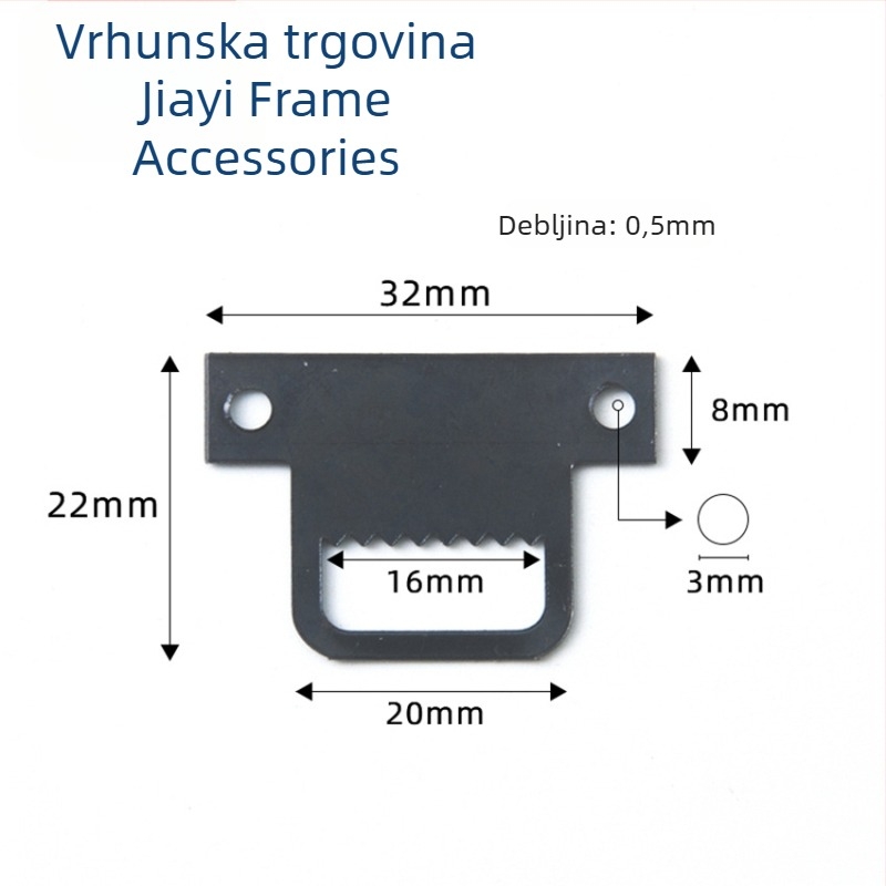 Metalni element za vješanje dekorativne slike Jiayi (Vrsta: vješak; Materijal: metal; Premaz: elektroplating; Stil: moderni minimalistički)