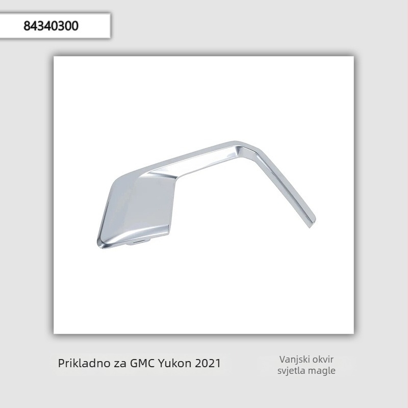 Vanjski okvir svjetla za maglu GMC Yukon XL (2021-2024) – Modeli 84340299/84340300 – Forest lj – Material: Plastika