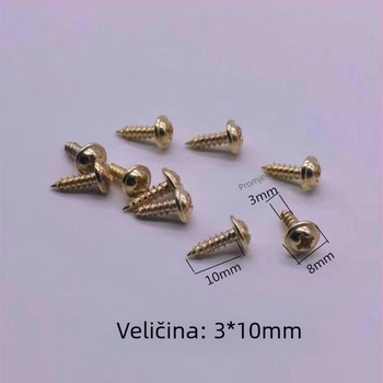 Vijak - metalni, elektroplatirano, Zhenfa, moderan minimalistički stil