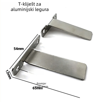 Držač stražnjeg panela aluminijske legure za okvir, stolni nosač, prilagodljiv, moderni minimalistički stil