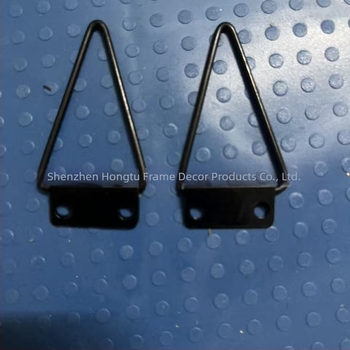 Željezna vješalica za fotografski okvir s trokutastim stražnjim držačem, elektroplatirano, moderan minimalistički stil, pogodna za dnevni boravak, spavaću sobu, ured, ulaz