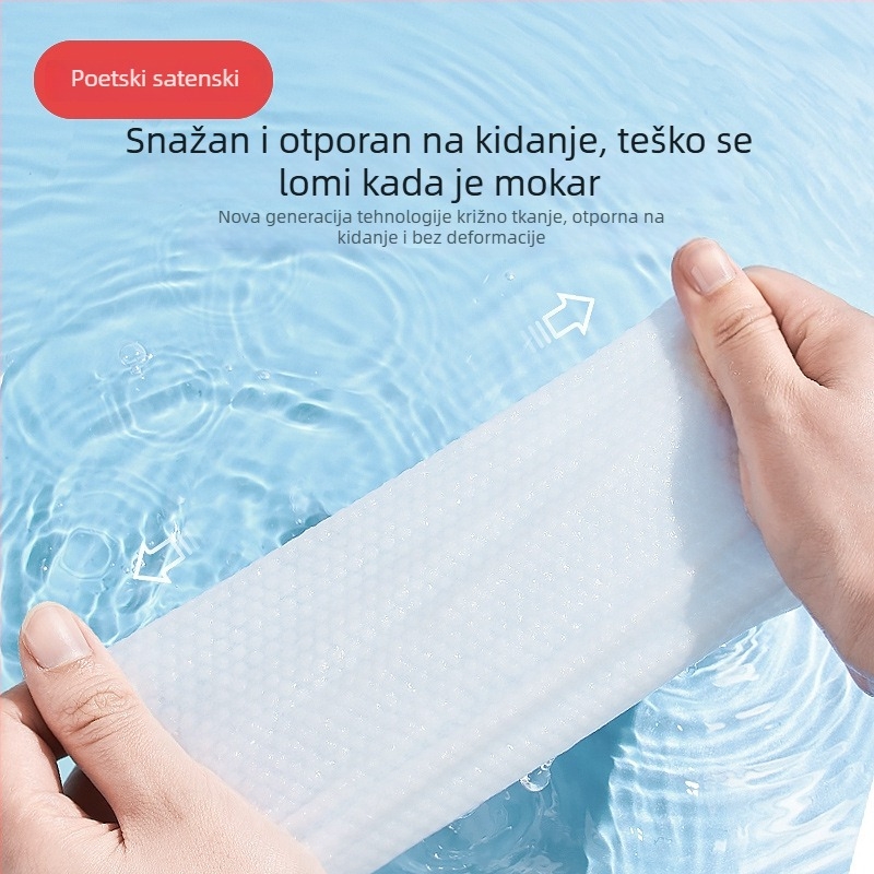 Jednokratna krpa za lice Poetry Silk, viskozna vlakna, pogodno za sve tipove kože