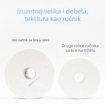 ITO maramica za lice od vlakana drveta, jednokratna, meka za čišćenje lica, debela, 250 g
