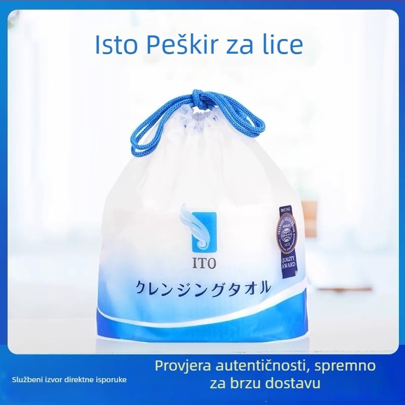 ITO maramica za lice od vlakana drveta, jednokratna, meka za čišćenje lica, debela, 250 g
