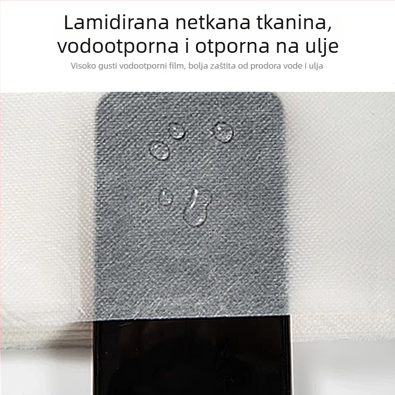 Jednokratna vodootporna i otporno na ulje krpa za kupanje stopala, netkani materijal, pamuk 99%, 50 g, mogućnost prilagodbe