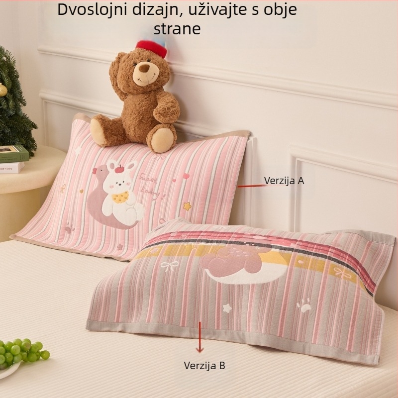 Navlaka za jastuk, 100% pamuk, prilagodljiva