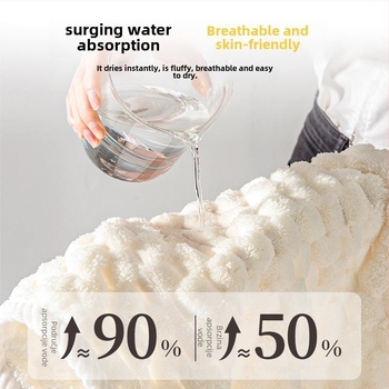 Ručnik za lice od koralnog flisa, vrlo upijajući, bez vlakana, 50–80 g