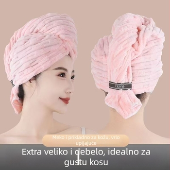 Šešir za sušenje kose od koralnog flisa, 150 den, šivanje, 80–99 g
