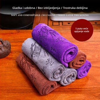 Pamučna čajna krpa, upija, premium kvalitete, za stol za čaj.