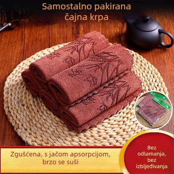 Čajna krpa od mikrovlakana, 420 g, personalizirana s logom, tiskano logotipom, upijanje vode 26–30 s