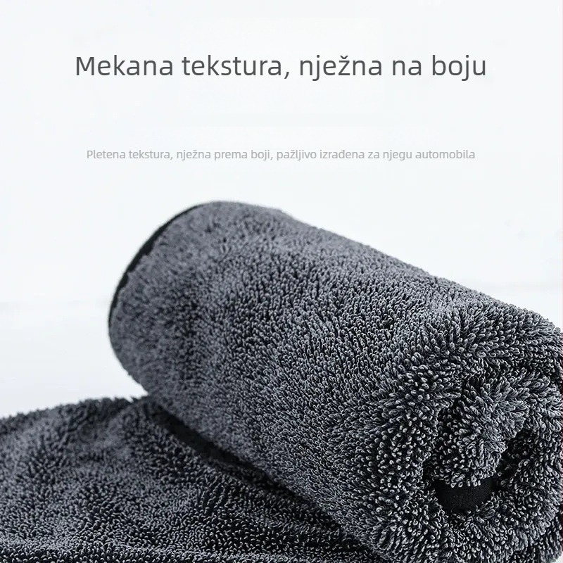 Mikrovlakana krpa za automobil – dvostruka, upijajuća, višefunkcionalna šala, otisak logotipa, prilagodljivo, 70 g