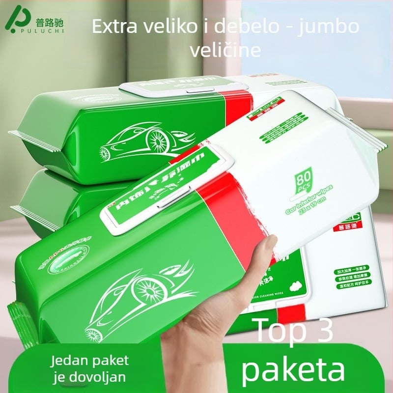 Maramice za čišćenje unutrašnjosti automobila (netkani materijal; marka: Pluche; privatna oznaka: Da; tip: auto ručnik; obrada i prilagodba: Da)