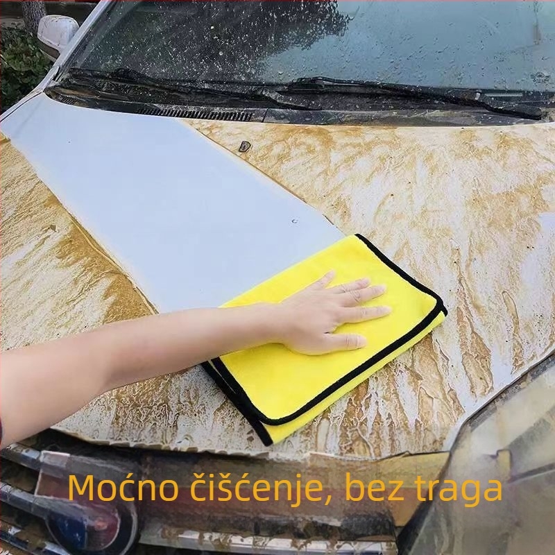 Višenamjenska krpa za brisanje automobila, bez dlačica, apsorbiraju vodu, coral fleece, 350 g, mješovita vlakna, moguć tisak logotipa