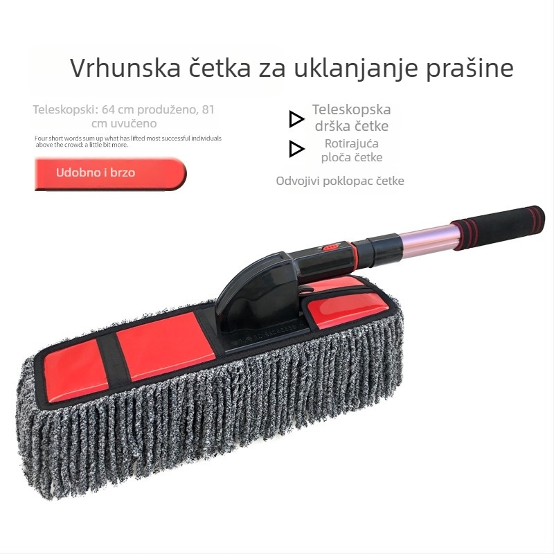 Mop za pranje automobila s mekanim dlačicama za čišćenje i uklanjanje prašine