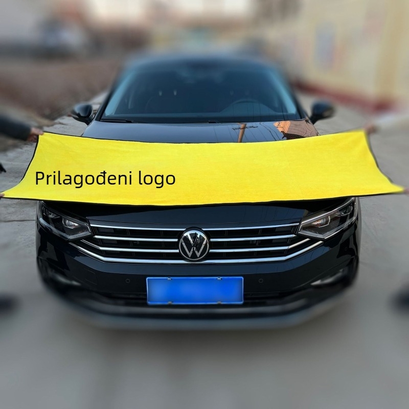 Dvostruka krpa za pranje automobila od koralnog flisa, debela i upija, 150D vlakno, moguć tisak logotipa