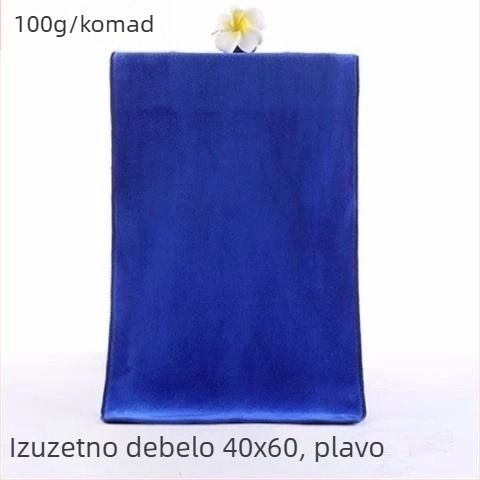 Debela mikrofiber krpa za pranje automobila, bez dlačica, upija velur teksturu, različite veličine