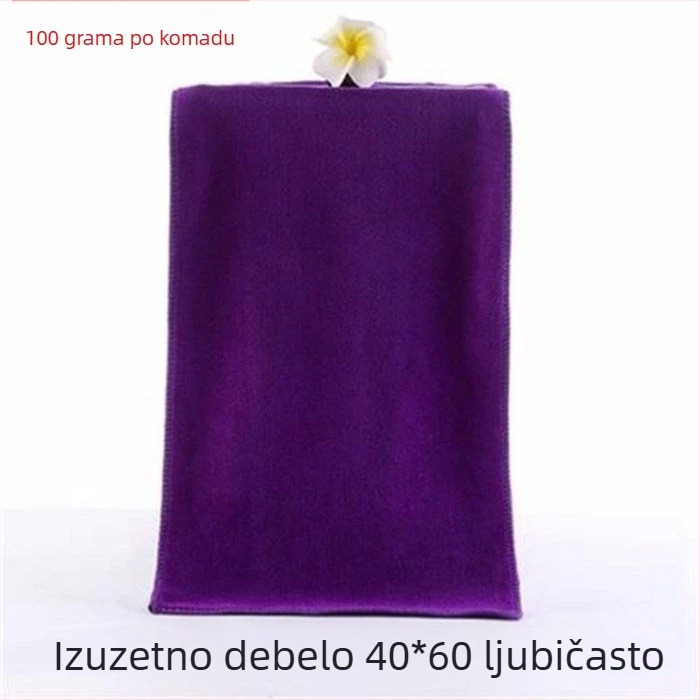 Debela mikrofiber krpa za pranje automobila, bez dlačica, upija velur teksturu, različite veličine