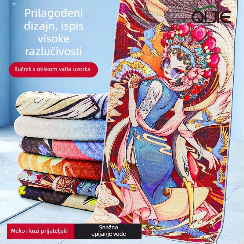 Čajna krpa od mikrovlakana, 260 g, jednostruka pređa, izvezeni postupak