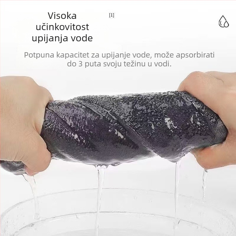 Krpa od mikrovlakana za čišćenje automobila – višenamjenska, upijajuća, 150 g, moguć ispis logotipa, prilagodljiva