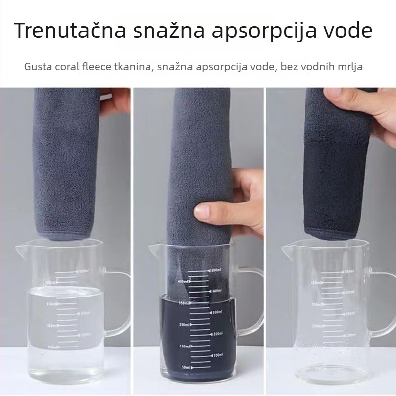 Krpa od mikrovlakana za čišćenje automobila – višenamjenska, upijajuća, 150 g, moguć ispis logotipa, prilagodljiva