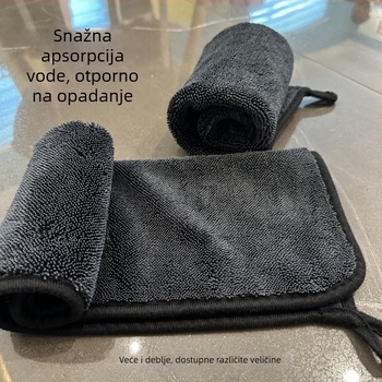 Višenamjenska krpa za čišćenje automobila, materijal twist cloth, 600 g, platno s običnim tkanjem