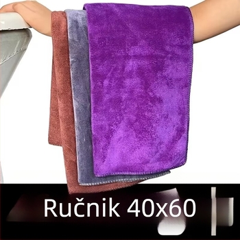 40×60 cm mikrofiber krpa za automobil – višefunkcionalna krpa za čišćenje automobila i poda, plava