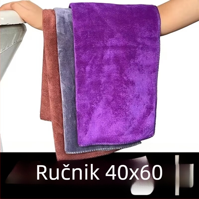 40×60 cm mikrofiber krpa za automobil – višefunkcionalna krpa za čišćenje automobila i poda, plava