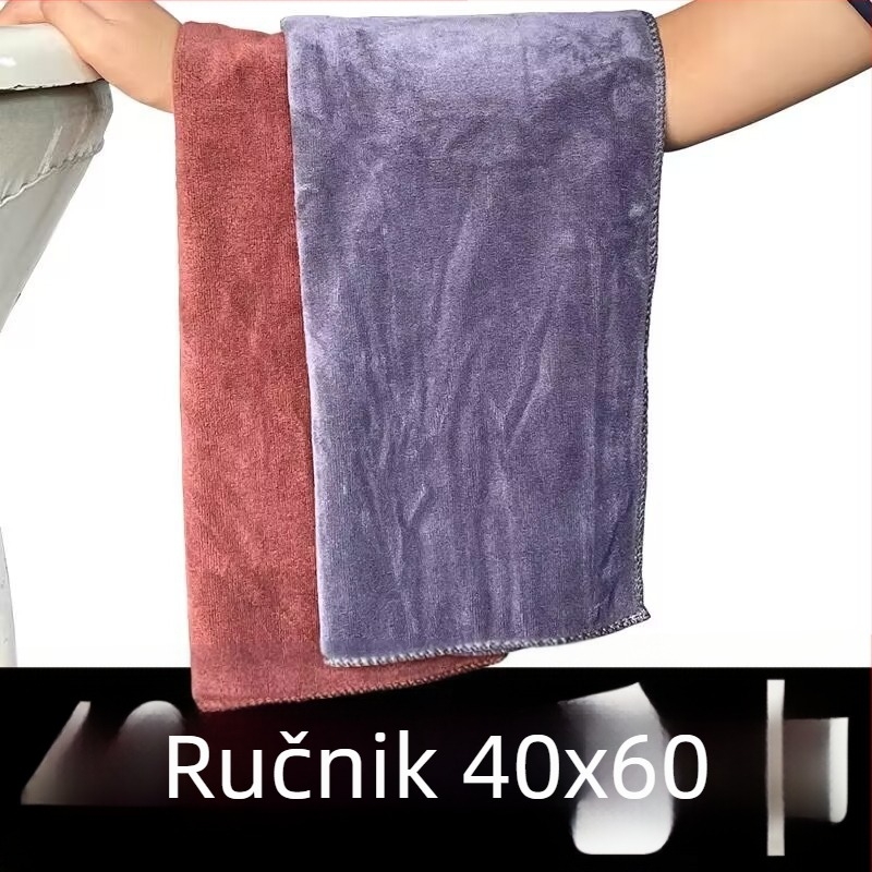 40×60 cm mikrofiber krpa za automobil – višefunkcionalna krpa za čišćenje automobila i poda, plava