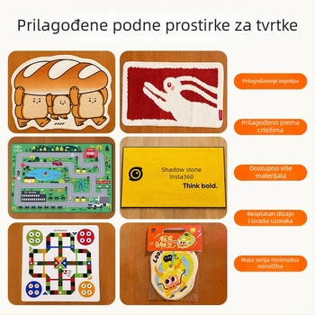 Prilagođene prostirke za kupaonicu i dnevni boravak, ulazne prostirke s poklon pakiranjem
