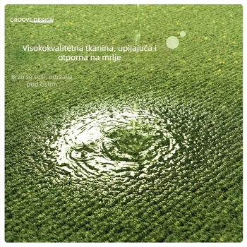 2026 Kuhinjska podna prostirka, protuklizna, upija ulje, izbrisiva, vodootporna, obliku L, kućna upotreba