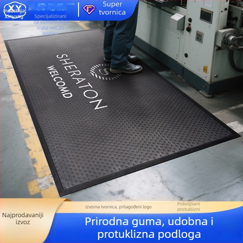 PVC 3D ispisane podne prostirke s prilagođenim logom, protiv umora i protuklizne, za showroom