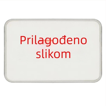 Tepih prilagođen po slici, umjetni kašmir, nepravilnog oblika, za spavaću sobu uz krevet, apsorpcijski i protuklizni mat za kupaonicu i prag.