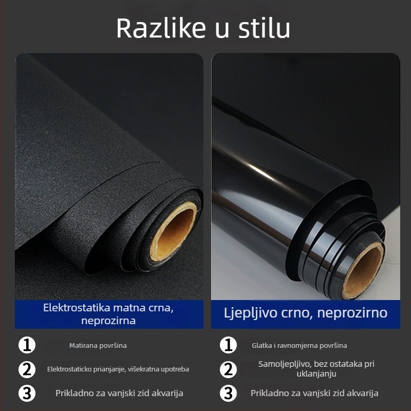 Pozadina za akvarij, PVC materijal, elektrostaticko lijepljenje, novi kineski stil, 1 komad, pogodna za dnevne sobe, spavaće sobe i poslovne prostore