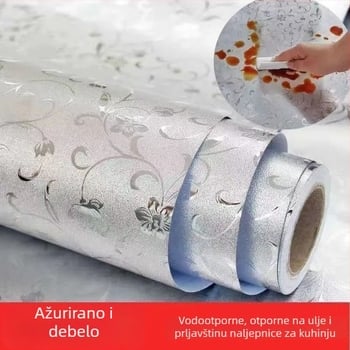 PVC zidna naljepnica za ormariće – 2 komada, jednobojni uzorak, kineski stil ogledni zidni dekor