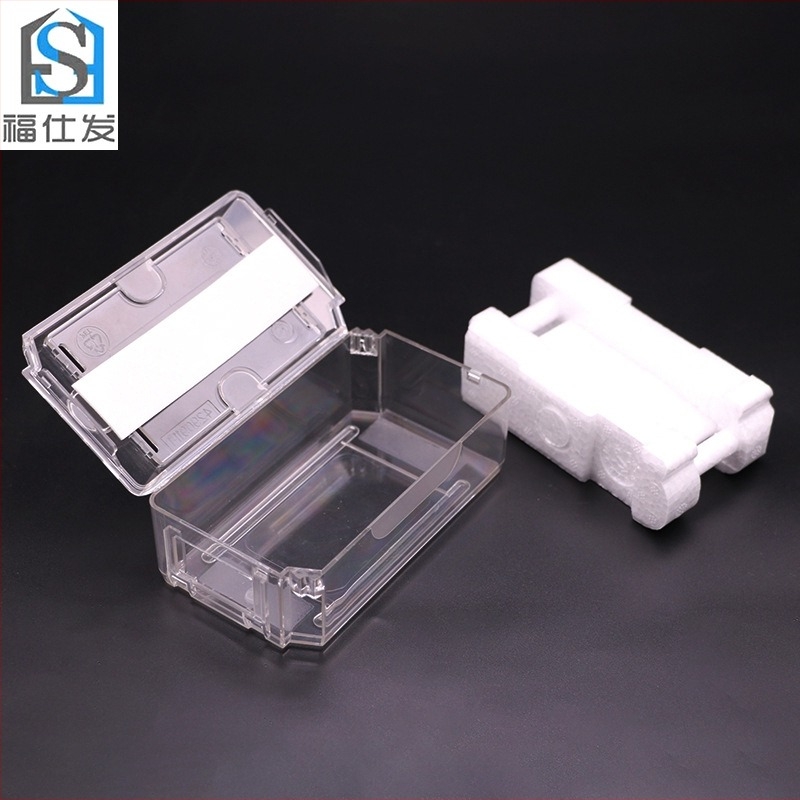 Prilagođena PET kutija za sat FSF-165, injekcijsko oblikovanje, neovisna OPP vrećica za pakiranje, za poklone, opće i za nakit