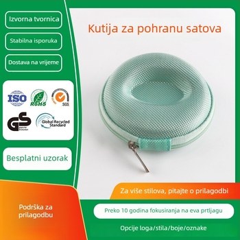 Prilagođena kutija za pohranu nakita i satova – kompozitni materijal, reljefno tiskanje, spremna za pakiranje