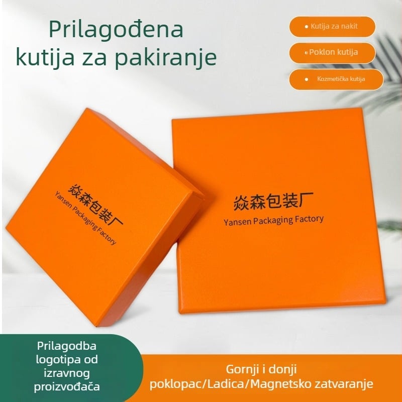 Prilagođena magnetska kutija za nakit s ladicom za satove i prstene