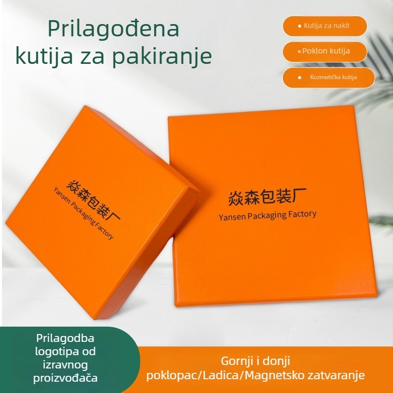 Prilagođena magnetska kutija za nakit s ladicom za satove i prstene