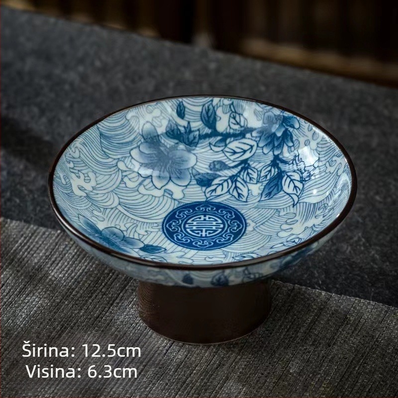 Porcelanski tanjur za voće, vintage stil, jednostavan stil, lansiran u rujnu 2023.