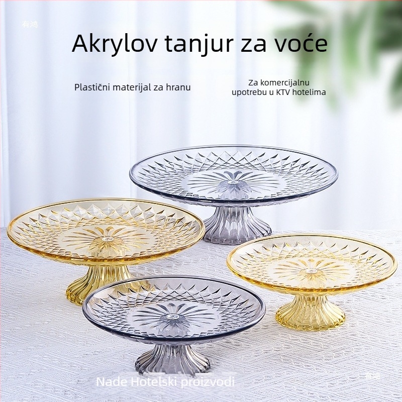Plastični tanjur voća, vanjski stil, jednostavan dizajn, vrhunska kvaliteta