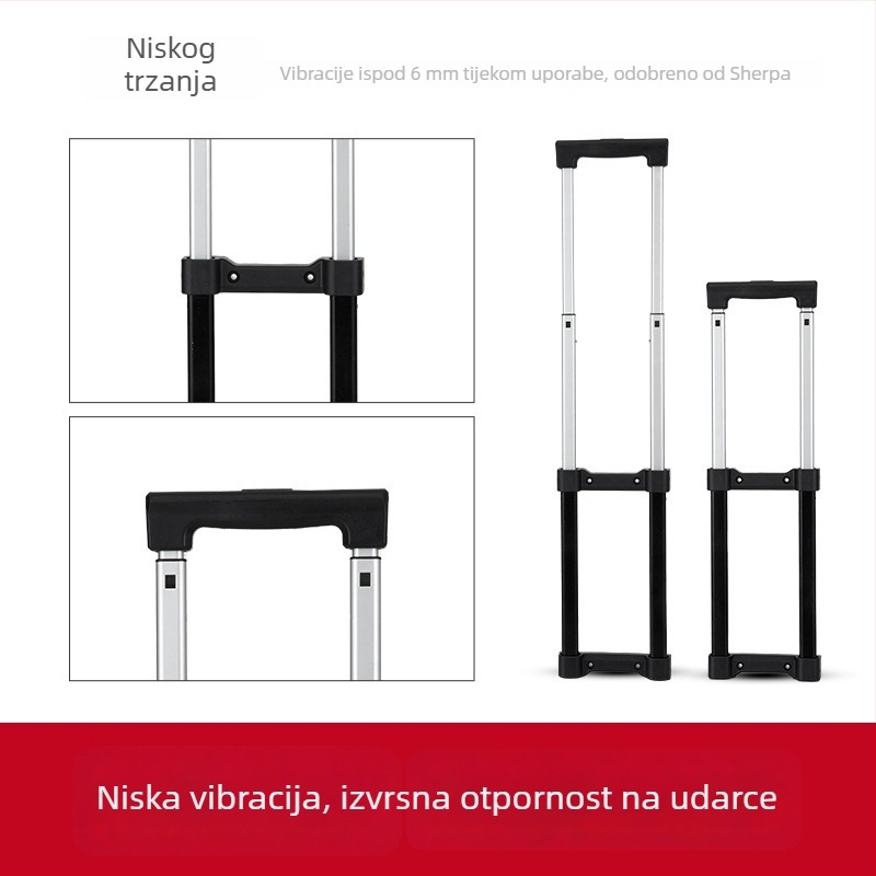 Trosegmetna teleskopka šipka za kufre od aluminijske legure, marka Lianxing, prilagodljivi dodatak za kufre