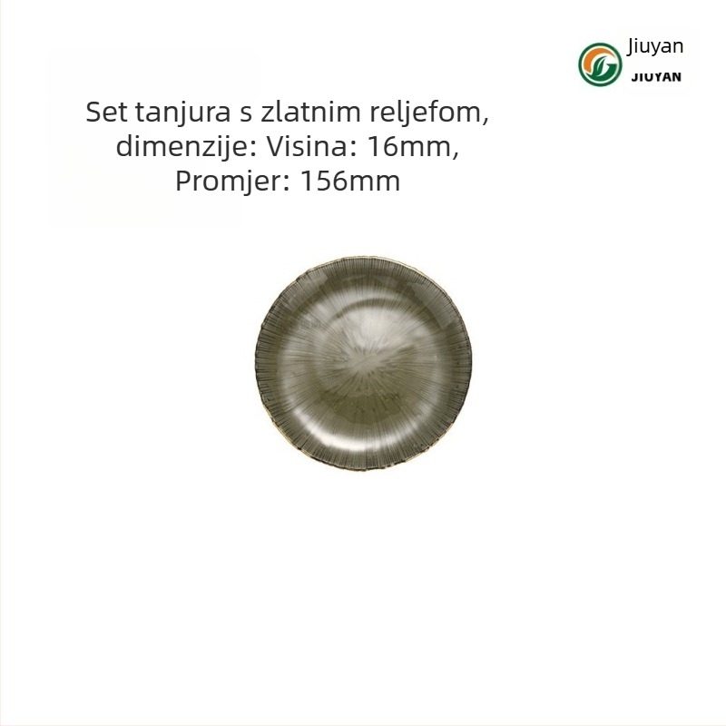 Staklena posuda za voće u europskom stilu, kružnog oblika, otporna na toplinu, kompatibilna s mikrovalnom, logo tiskano