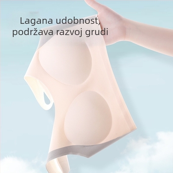 Sportska grudnjaka za djevojčice u stilu veste, s punim košaricama