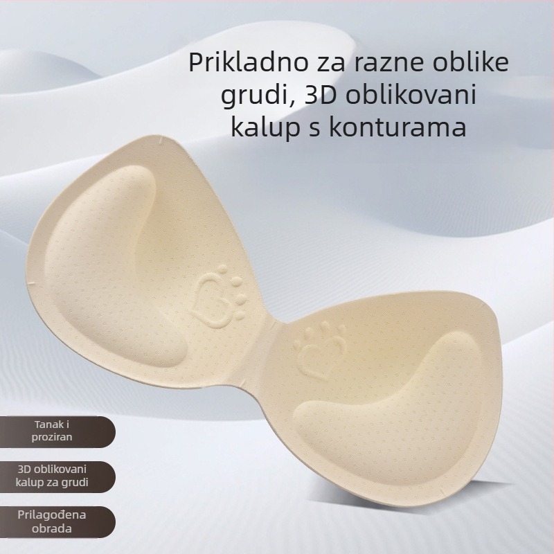 Shengyi najlonska debela dišuća jastučić za grudi, jednovrsta čašica s mrežicom za masažu
