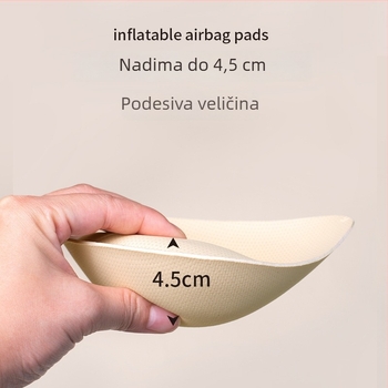 Vložak za grudnjak s ugrađenom zračnom komorom, debela, prozračna (Materijal: Nylon; Debljina: Zadebljana; Funkcije: Skupljanje, Nevidljiv, Prozračnost, Povećanje)