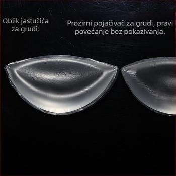 Silikonski umetci za dojke, prilagodljivi za izravnavanje nesimetričnih stran, uobičajene debljine, izlazak u proljeće 2024