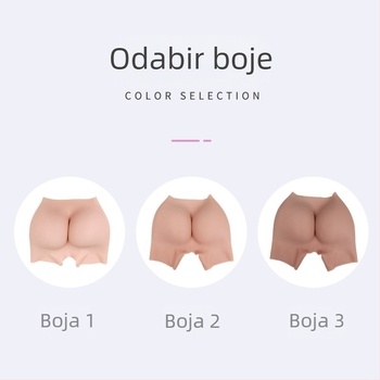 Silikonske jednodijelne gaćice s otvorom u preponama, naglašeni bokovi i stražnjica, bez šavova