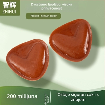 Silikonski trokutasti grudni jastučići – samoljepljivi, nevidljivi, umetci za diskretnu nadogradnju dekolta