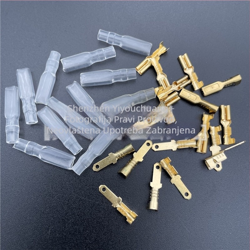 Plug-in priključni terminal s lamelom, 6.3/4.8/2.8 mm, žensko kućište