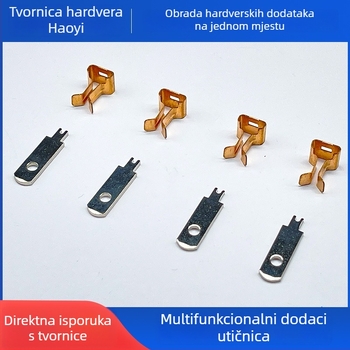 Universalni hardverski set za utičnice s bakrenim kontaktima, opružnim kontaktima i uložcima kućišta – kompatibilan s EU/US/UK standardima